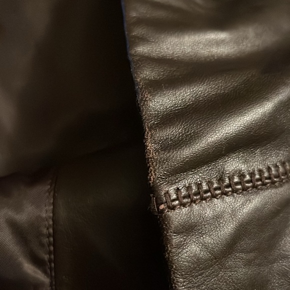 Avanti Medium vintage real leather jacket - Picture 11 of 12